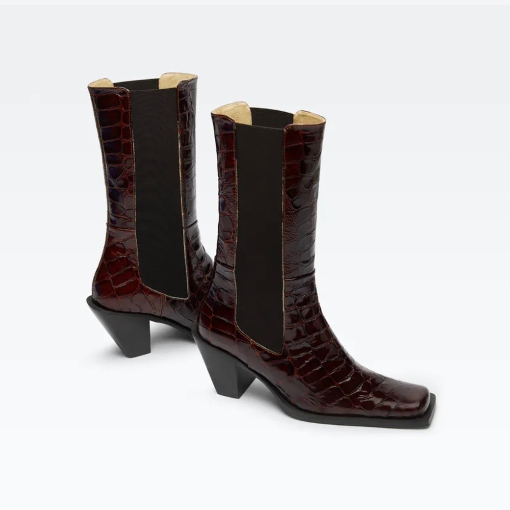 Miista Cosima Burgundy Boots